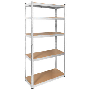 Raft Metalic 5 Polite 750Kg Mdf 180X90X40 Rebel