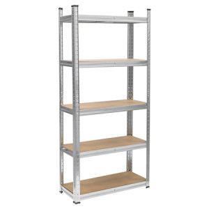 Raft Metalic 5 Polite Mdf 150X70X30 750Kg Rebel