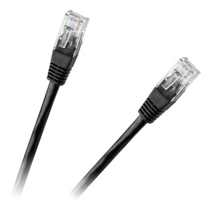 Cablu Patchcord Utp Cat6 2M Negru Rebel