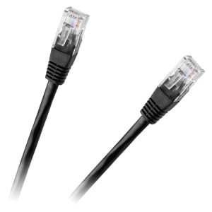 Cablu Patchcord Utp Cat6 7.5M Negru Rebel