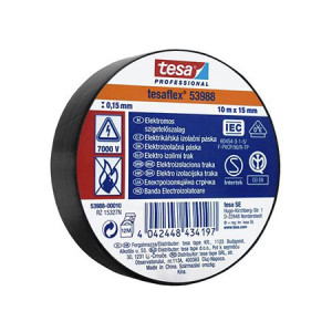 Banda Izolatoare Tesaflex 10M Negru 10Buc