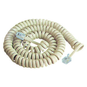 Cablu Telefonic Spiralat 2.1M Alb