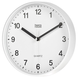 Ceas Perete 20Cm Alb Teesa