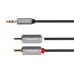 Cablu Jack 3.5 - 2Rca 1.8M Basic K&M
