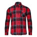 Camasa Flanel Cu Carouri / Rosu - S/H-164