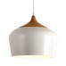 Lustra Alba Lemn E27 35X26 Cm Platinet