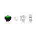 Intrerupator Irs-201-1A Verde