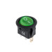 Intrerupator 12V  Verde Irs 101