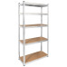 Raft Metalic 5 Polite Mdf 180X90X40 Rebel