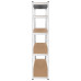 Raft Metalic 5 Polite Mdf 180X90X40 Rebel