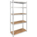 Raft Metalic 5 Polite 750Kg Mdf 180X90X40 Rebel