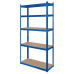 Raft Metalic 5 Polite 750K Mdf 180X90X40 Albastru Rebel