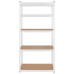 Raft Metalic 5 Polite 750Kg Mdf 180X90X40 Alb Rebel