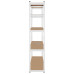Raft Metalic 5 Polite 750Kg Mdf 180X90X40 Alb Rebel