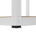 Raft Metalic 5 Polite 750Kg Mdf 180X90X40 Alb Rebel
