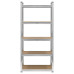 Raft Metalic 5 Polite Mdf 150X70X30 750Kg Rebel