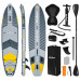 Set Placa Gonflabila Stand Up Paddle Sup Pro Rebel Acti