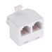 Adaptor Telefonic 6P4C Tata - 2X Mama