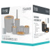 Set 6 Accesorii Baie Negru Teesa
