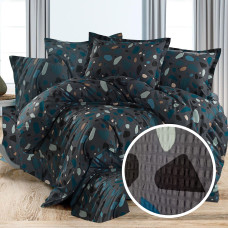 Lenjerie De Pat Creponata 100% Bumbac (Crep12) - King Size