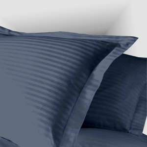 Față Pernă Damasc 100% Bumbac - Antracit - Large (70Cm X 70Cm)