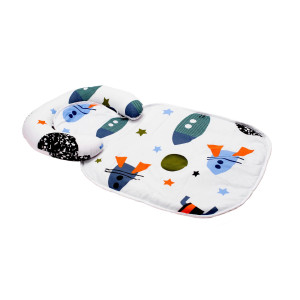 Paturica Impermeabila Cu Tetiera Detasabila Model Rachete