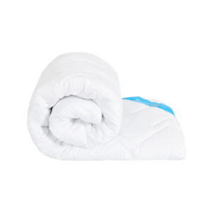 Pilota De Iarna Antiacarieni, Somnomed, Microfibra Alba, 140X200, Umplutura Groasa De Iarna, 400 Gsm