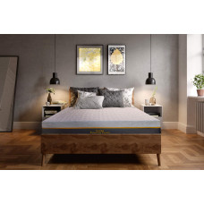 Saltea Cu Memorie Și Arcuri Individuale Somnexpert Silver Evolution Pocket Spring 160X200, Înălțime 24 Cm, Husă Detașabilă, Fermitate Medie