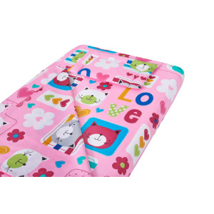 Lenjerie Patut Bebe,, Cearceaf Pat 60X120X10 Cu Elastic, Cearceaf Pilota 80X110, Perna Joasa 20X35, Pisicute