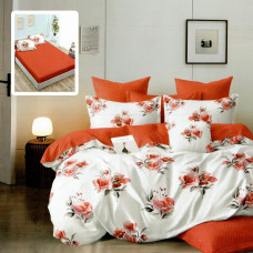 Lenjerie De Pat Finet 6 Piese, Cearceaf Pat Cu Elastic, Cearceaf Pilota 200X230, 2 Fete Perna 50X70, 2 Fete Perna 70X70, Extra Hf6P153