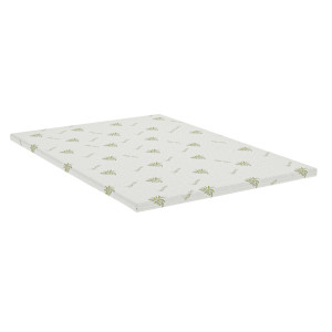 Topper Aloe Vera 120X200X4 Cm, Husa Detasabila Si Lavabila, Fermitate Medie