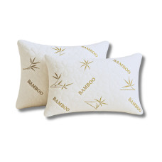 Set 2 Perne 50X70  Belina Bamboo, Microfibra, Lavabile La Masina