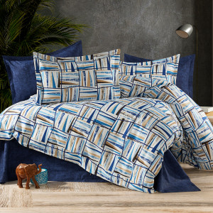 Lenjerie De Pat 4 Piese, Bumbac Ranforce, Cearceaf Pat Clasic, Cearceaf Pilota 200X230, 2 Fete Perna 50X70, 2 Fete Perna 70X70, Rnfn 251