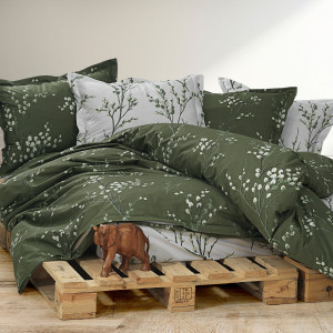 Lenjerie De Pat 4 Piese, Bumbac Ranforce, Cearceaf Pat Clasic, Cearceaf Pilota 200X230, 2 Fete Perna 50X70, 2 Fete Perna 70X70, Rnfn 254