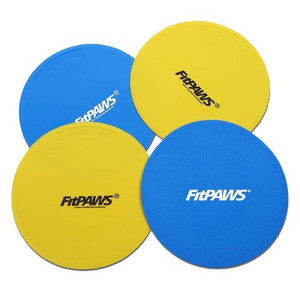 Fitpaws Ținte, 4 Bucăți, Galben Și Albastru