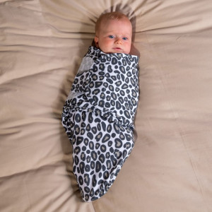 Bo Jungle Pătură De Înfășat Wrap, Leopard, S