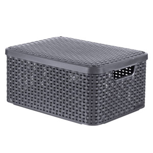 Curver Cutie De Depozitare Cu Capac Style M 18L Argintiu Metalic
