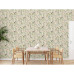 Dutch Wallcoverings Tapet Flamingo, Crem Și Verde Mentă