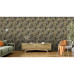 Dutch Wallcoverings Tapet "Palm Trees", Auriu Și Negru