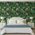 Dutch Wallcoverings Tapet Eden, Negru Și Verde Închis
