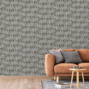 Dutch Wallcoverings Tapet "Galactic", Argintiu Și Maro