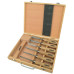 Brüder Mannesmann Set Unelte Sculptură Lemn, 7 Piese, 66107