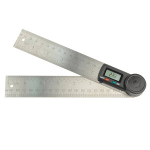 Brüder Mannesmann Riglă Digitală Pentru Unghiuri, 200 Mm 81220