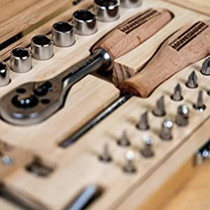 Brüder Mannesmann Set De Chei Tubulare Cu 41 Piese, Bambus