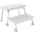 Ridder Scaun Cu Două Niveluri, Alb, 150 Kg, A0102001