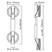 Ridder Bară Telescopică De Sprijin Cu Ventuze, 12 Cm, 100 Kg, A0150301