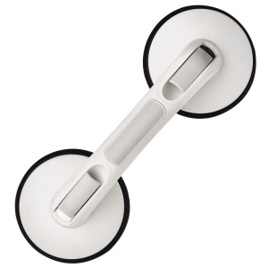 Ridder Șină De Sprijin, Cu Ventuză, „Premium”, Alb, 12,5 Cm, 80 Kg