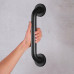 Ridder Bară De Sprijin, Negru, 30 Cm, Aluminiu