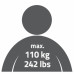 Ridder Bară De Sprijin, Negru, 30 Cm, Aluminiu
