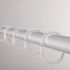 Ridder Inele Pentru Perdea De Duș, Transparent, 49300